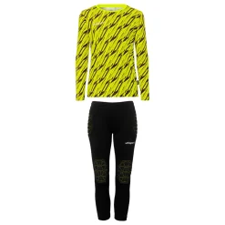 Uhlsport Progressive Keepersset Lange Mouwen Kids Felgeel Zwart