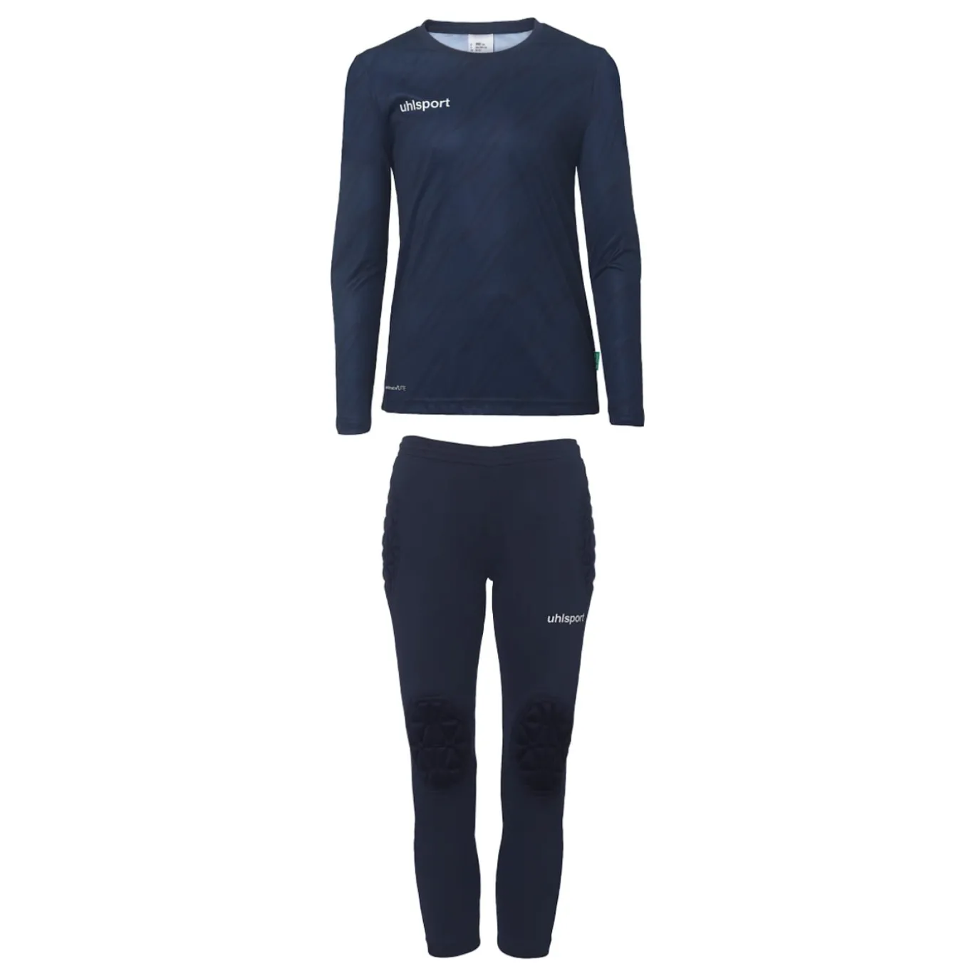 Uhlsport Progressive Keepersset Lange Mouwen Kids Donkerblauw