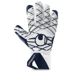 Uhlsport Supersoft HN Keepershandschoenen Wit Donkerblauw Grijs