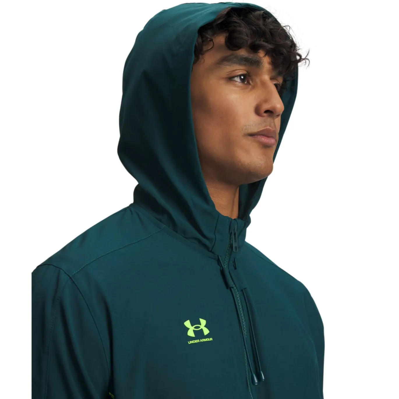 Under Armour Challenger Pro Trainingspak Full-Zip Donkergroen Felgroen