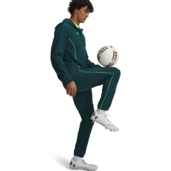 Under Armour Challenger Pro Trainingspak Full-Zip Donkergroen Felgroen