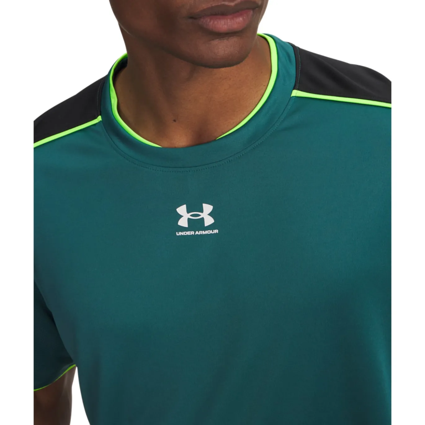 Under Armour Challenger Trainingsset Donkergroen Lichtgroen Wit