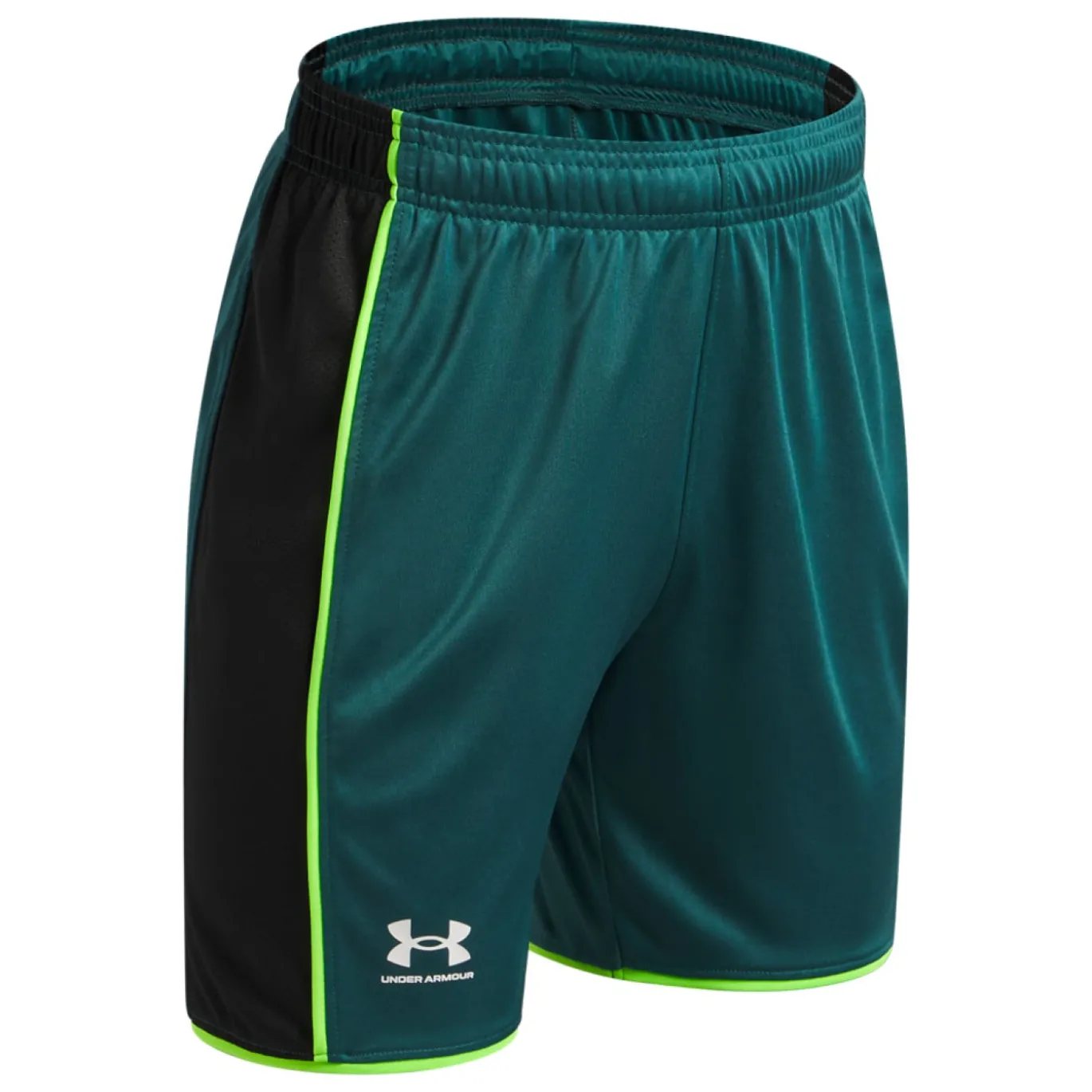 Under Armour Challenger Trainingsbroekje Kids Donkergroen Lichtgroen Wit