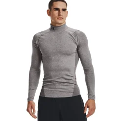 Under Armour Cold Gear Ondershirt Grijs Zwart