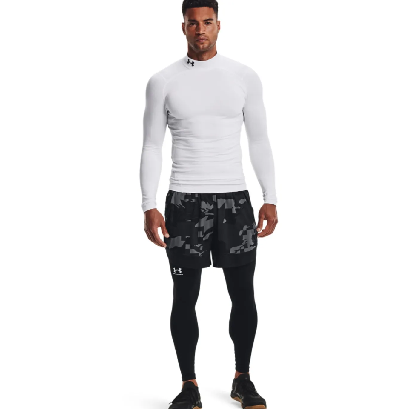 Under Armour ColdGear Trainingsset Wit