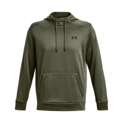 Under Armour Fleece Hoodie Olijfgroen Zwart