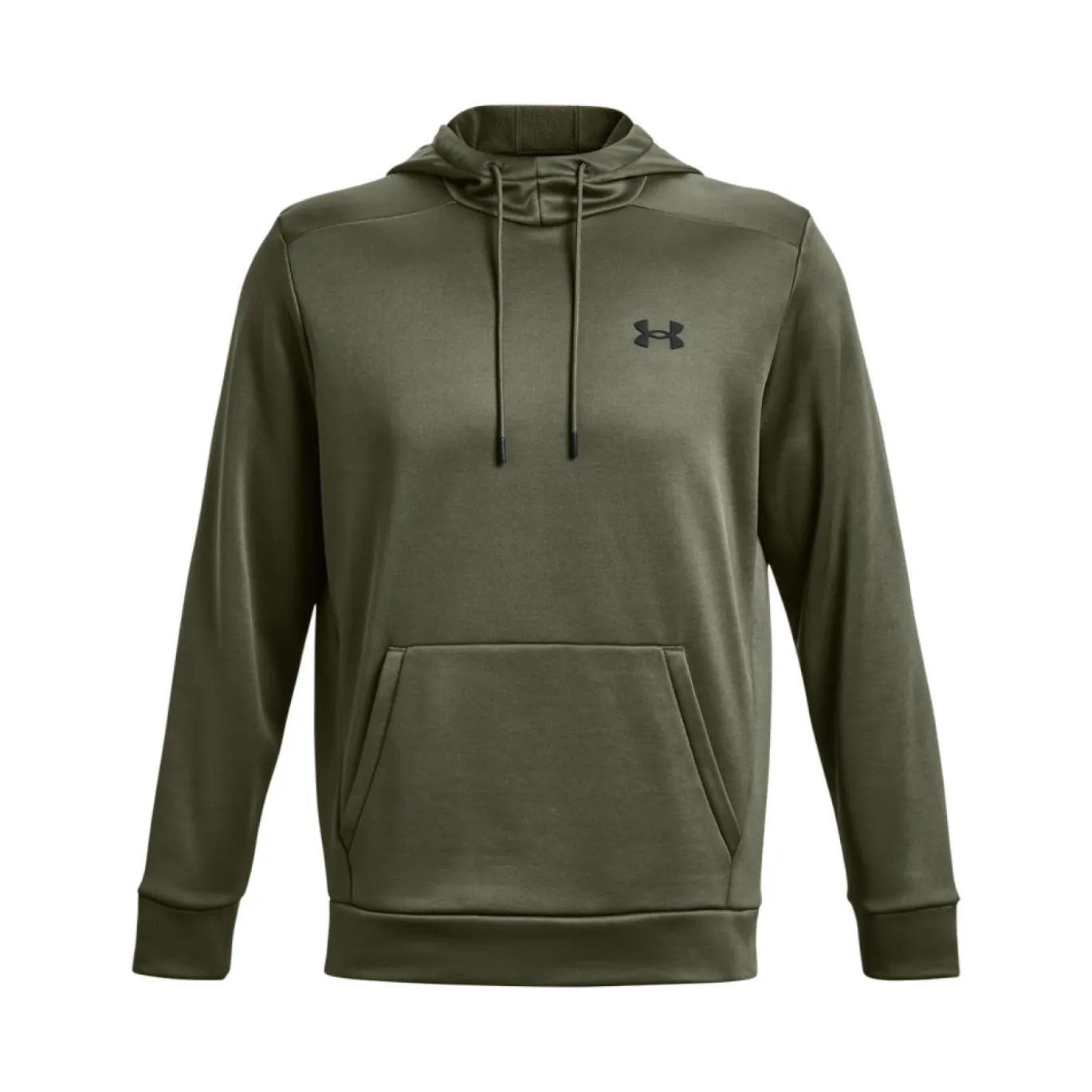 Under Armour Fleece Hoodie Olijfgroen Zwart
