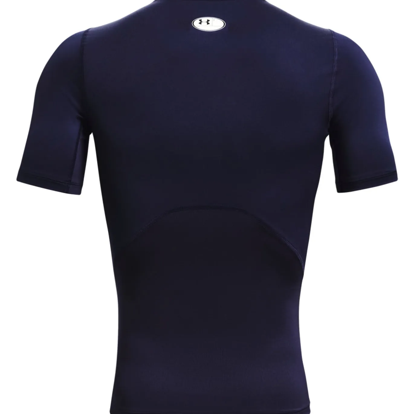 Under Armour HeatGear Ondershirt Donkerblauw Wit