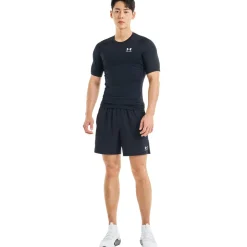 Under Armour HeatGear Ondershirt Zwart Wit
