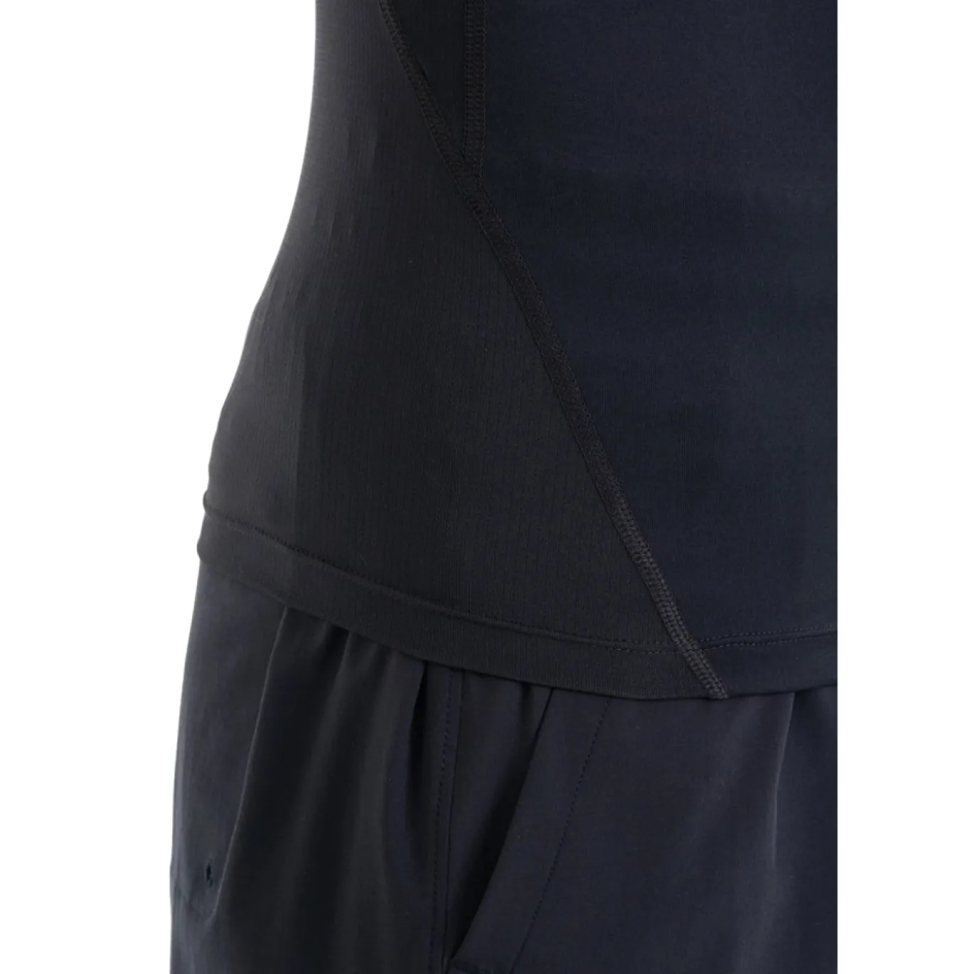 Under Armour HeatGear Ondershirt Zwart Wit