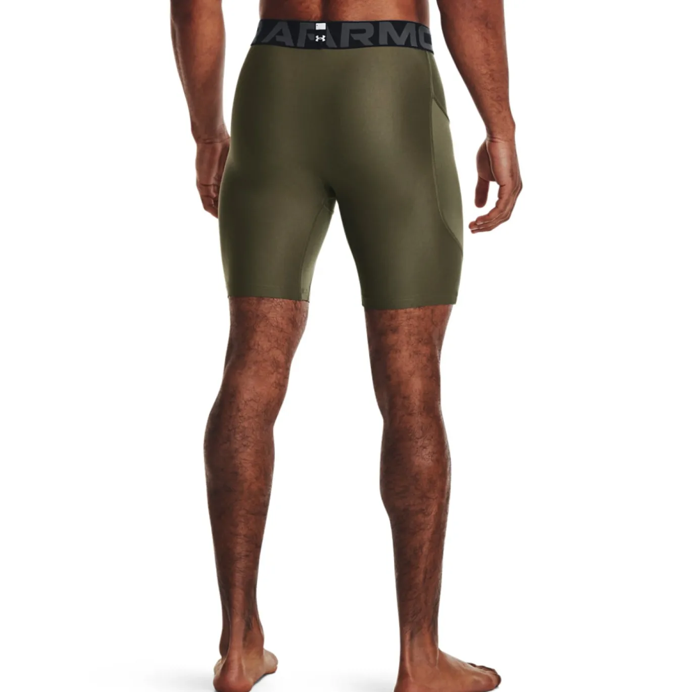 Under Armour HeatGear Slidingbroekje Olijfgroen Wit