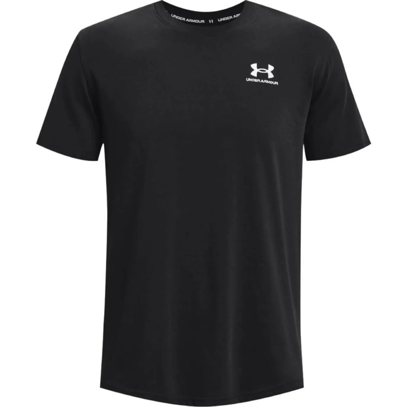 Under Armour Heavyweight T-Shirt Logo Zwart Wit