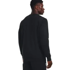 Under Armour Icon Fleece Crew Sweater Zwart Wit
