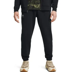 Under Armour Icon Fleece Crew Trainingspak Zwart Wit