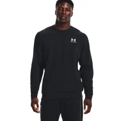 Under Armour Icon Fleece Crew Trainingspak Zwart Wit