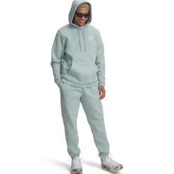 Under Armour Icon Fleece Joggingpak Hooded Full-Zip Lichtblauw Wit