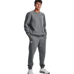 Under Armour Icon Fleece Joggingbroek Grijs Wit