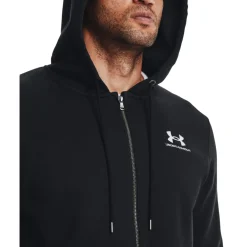 Under Armour Icon Fleece Trainingspak Full-Zip Hooded Zwart Wit