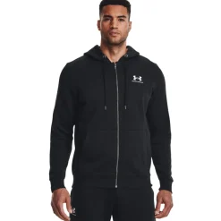 Under Armour Icon Fleece Trainingspak Full-Zip Hooded Zwart Wit
