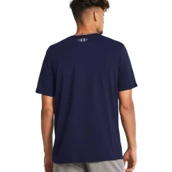Under Armour Left Chest Logo T-Shirt Donkerblauw Lichtblauw