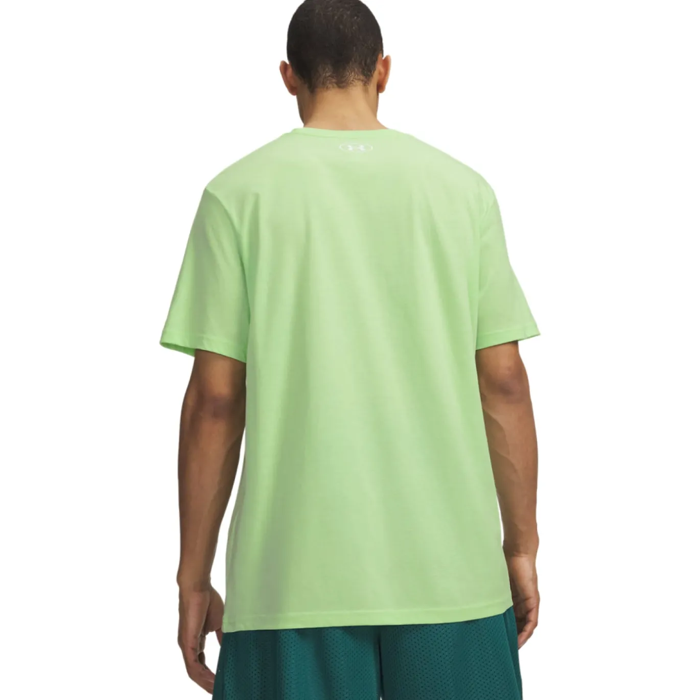 Under Armour Left Chest Logo T-Shirt Lichtgroen Wit