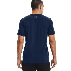Under Armour Left Chest Logo T-Shirt Donkerblauw Zwart