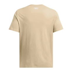 Under Armour Left Chest Logo T-Shirt Beige Wit