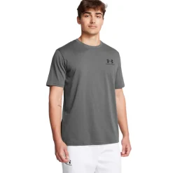 Under Armour Left Chest Logo T-Shirt Grijs