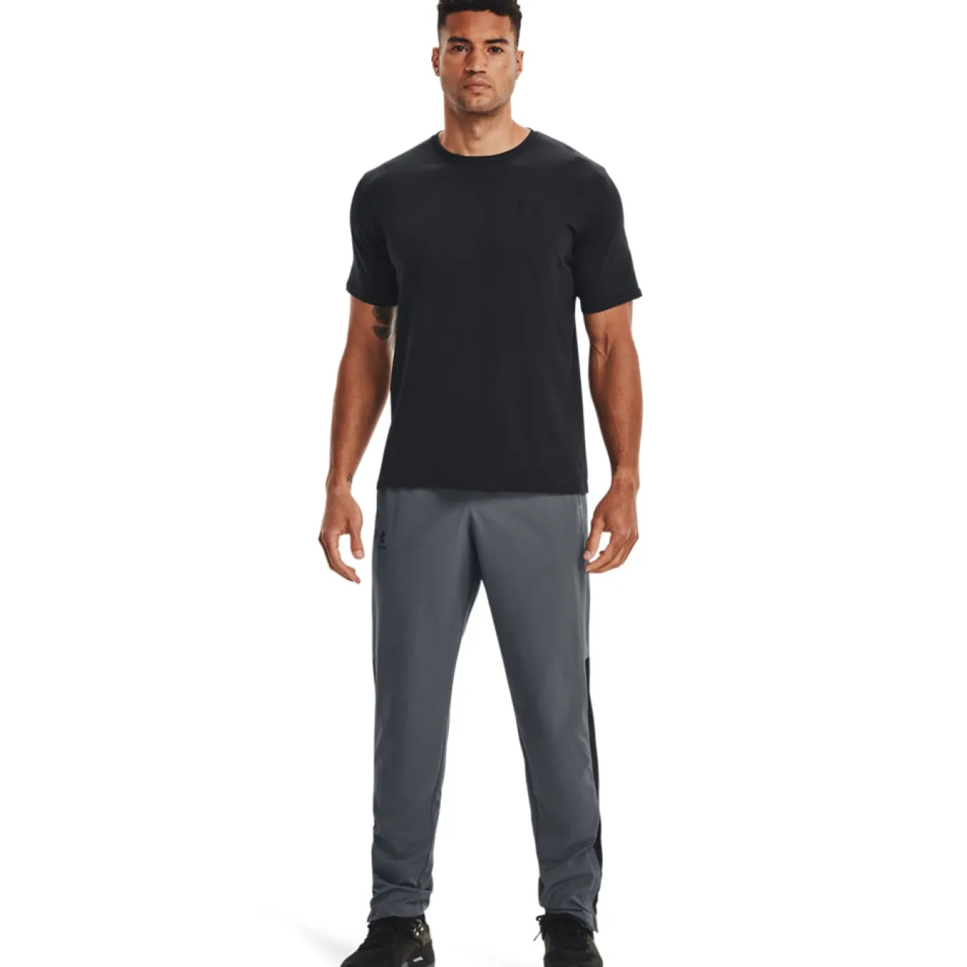 Under Armour Left Chest Logo T-Shirt Zwart