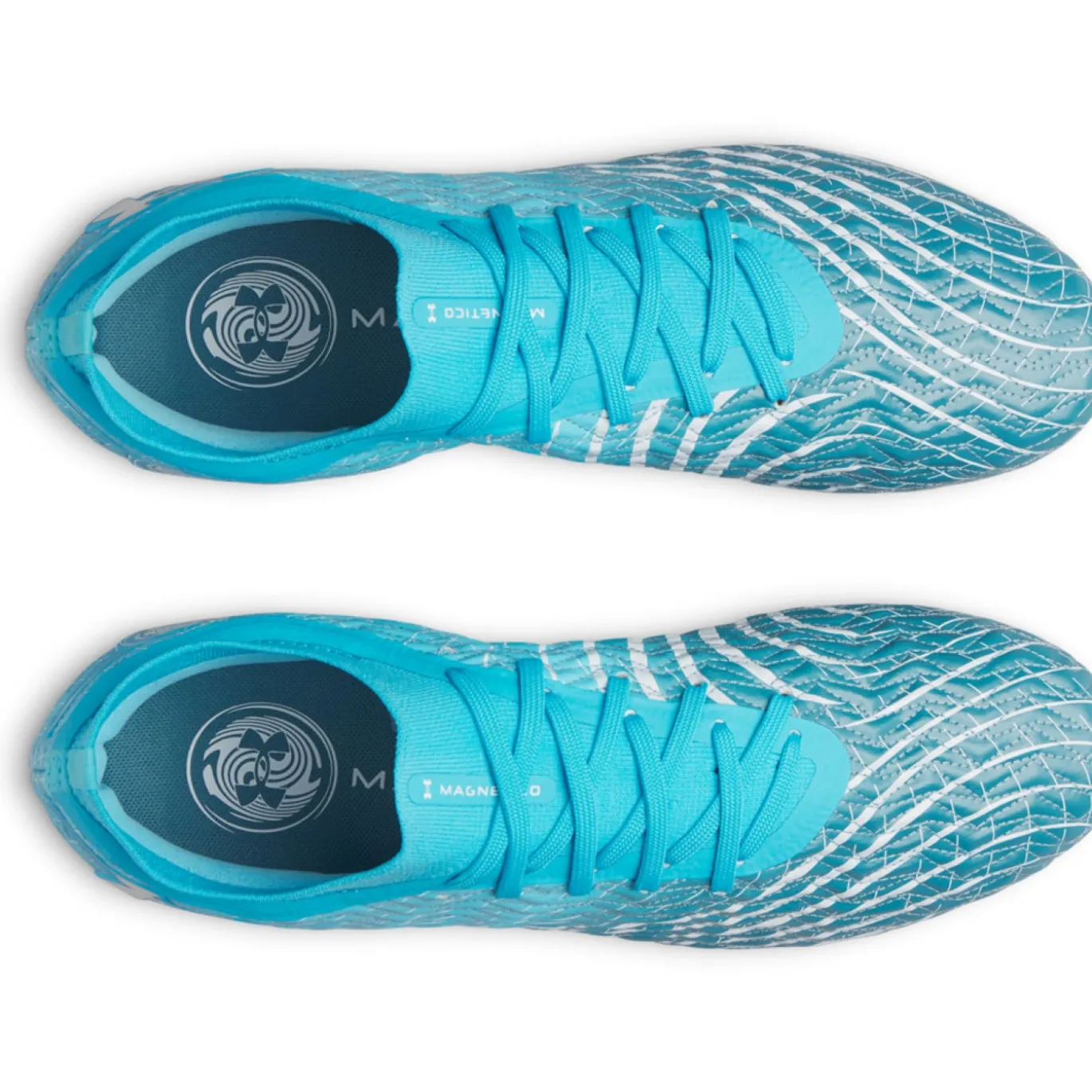 Under Armour Magnetico Pro 5 Gras Voetbalschoenen (FG) Azuurblauw Wit