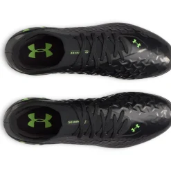 Under Armour Magnetico Pro 6 Gras Voetbalschoenen (FG) Zwart Metallic Black Neongroen