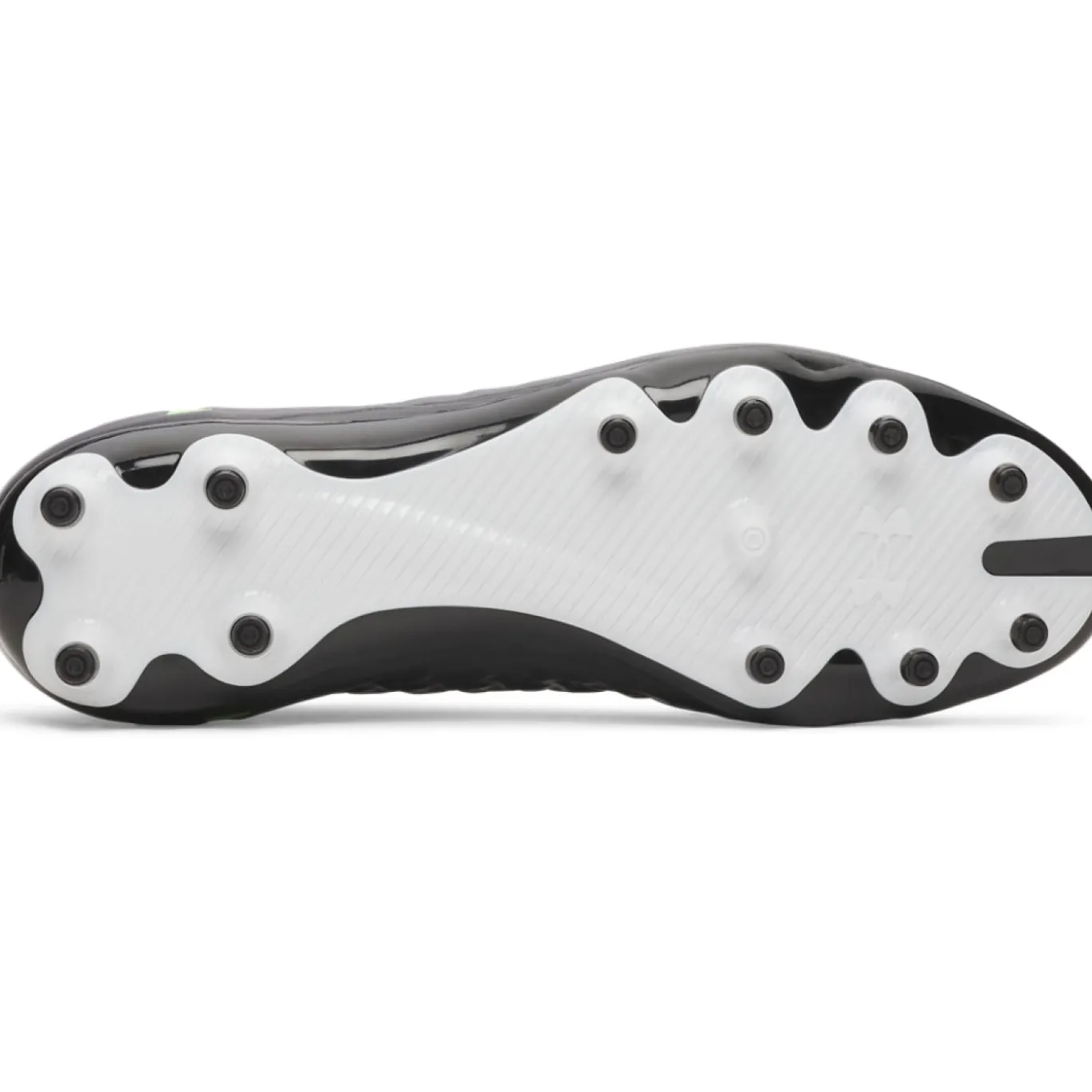 Under Armour Magnetico Pro 6 Gras Voetbalschoenen (FG) Zwart Metallic Black Neongroen