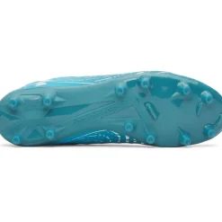 Under Armour Magnetico Select 5 Gras Voetbalschoenen (FG) Azuurblauw Wit