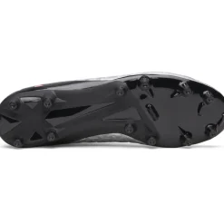 Under Armour Magnetico Select 6 Gras Voetbalschoenen (FG) Zwart Metallic Silver Felroze