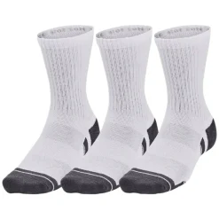 Under Armour Performance Sportsokken 3-Pack Wit Grijs
