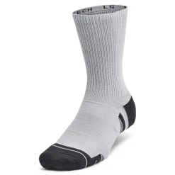 Under Armour Performance Tech Crew Sportsokken 6-Pack Zwart Grijs Wit