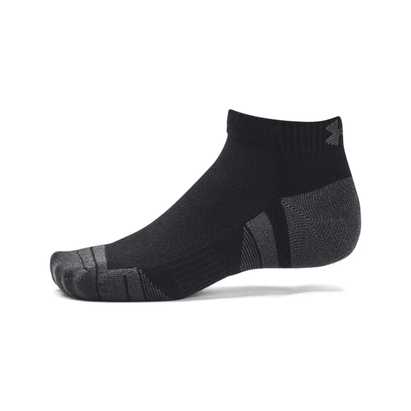 Under Armour Performance Tech Korte Sportsokken 3-Pack Zwart Grijs