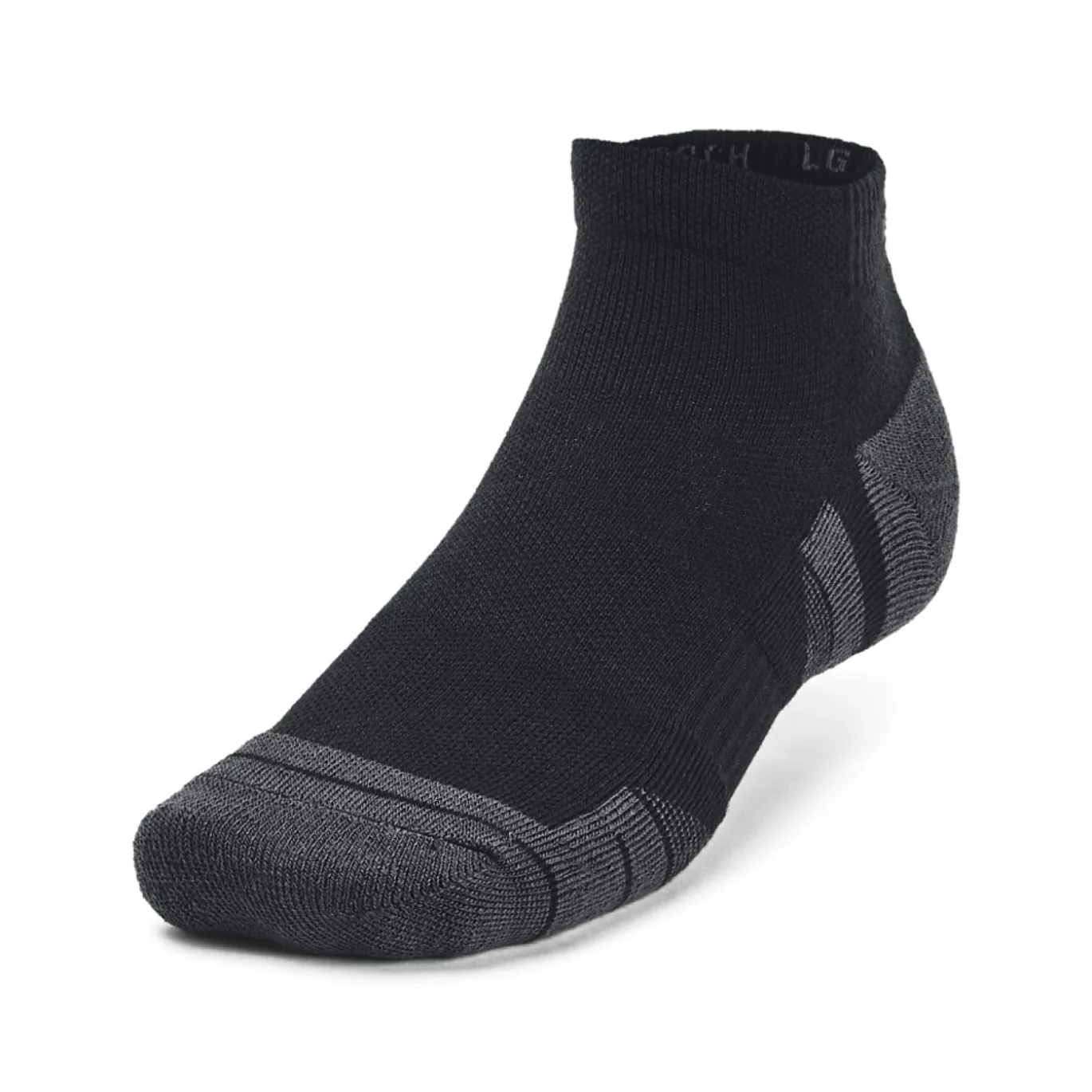 Under Armour Performance Tech Korte Sportsokken 3-Pack Zwart Grijs