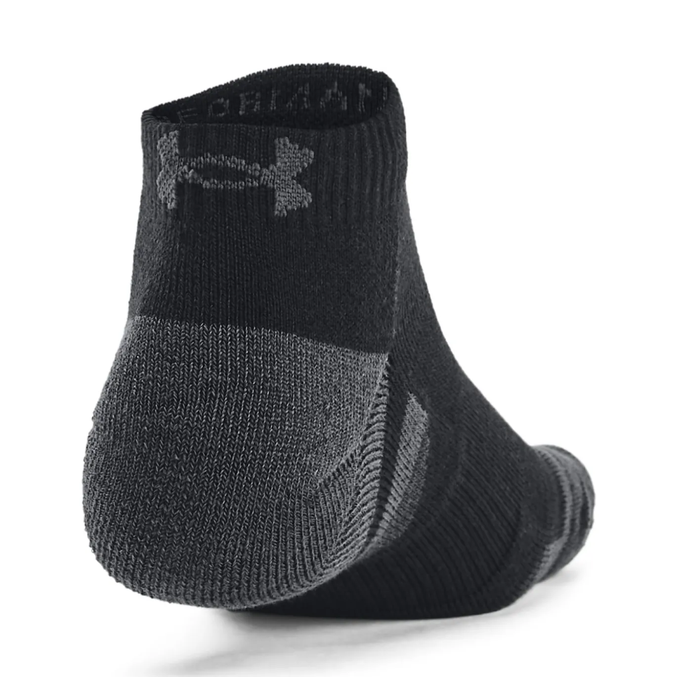 Under Armour Performance Tech Korte Sportsokken 3-Pack Zwart Grijs