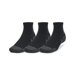 Under Armour Performance Tech 3-Pack Korte Sportsokken Zwart Grijs