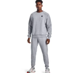 Under Armour Rival Fleece Jogger Lichtgrijs Zwart