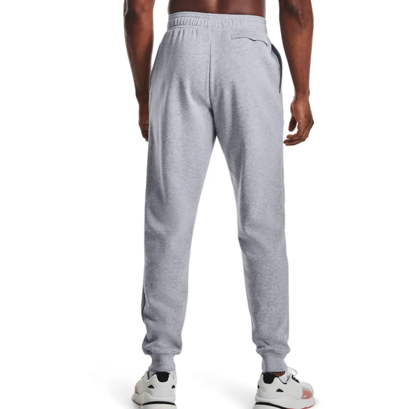 Under Armour Rival Fleece Jogger Lichtgrijs Zwart