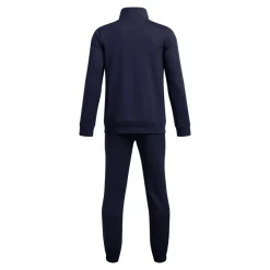 Under Armour Rival Knit Trainingspak Full-Zip Kids Donkerblauw Wit