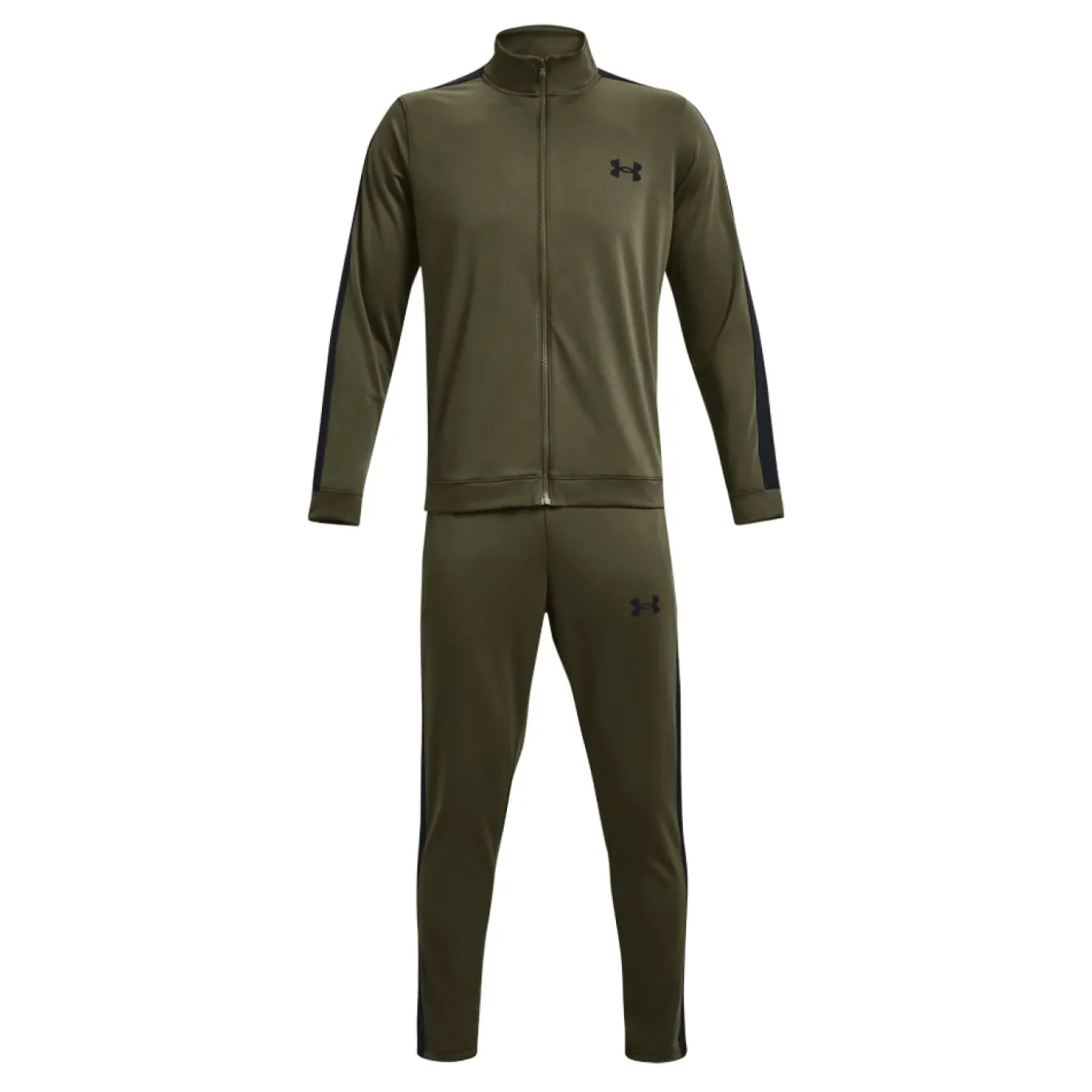 Under Armour Rival Knit Trainingspak Full-Zip Olijfgroen Zwart