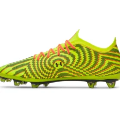 Under Armour Shadow Elite 4 Mach Voetbalschoenen (FG) Oranje Geel Zwart