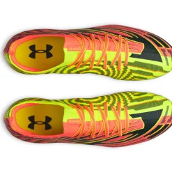 Under Armour Shadow Elite 4 Mach Voetbalschoenen (FG) Oranje Geel Zwart