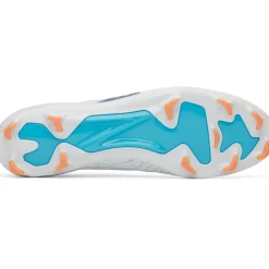 Under Armour Shadow Pro 4 Gras Voetbalschoenen (FG) Wit Donkerblauw Azuurblauw Oranje
