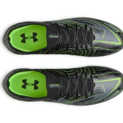 Under Armour Shadow Pro 4 Gras Voetbalschoenen (FG) Zwart Metallic Black Neongroen