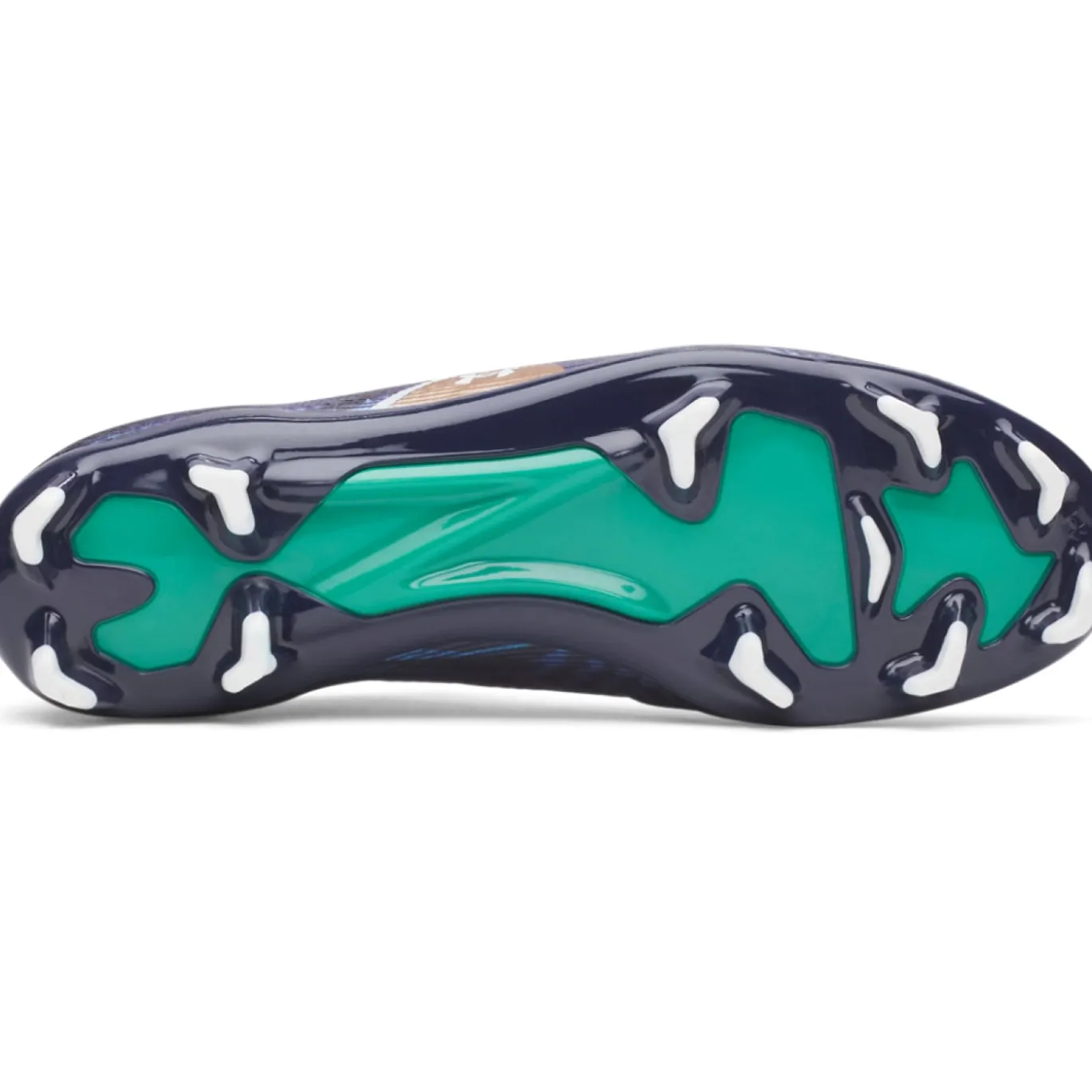 Under Armour Shadow Pro 4 Gras Voetbalschoenen (FG) Donkerblauw Bruin Groen Wit