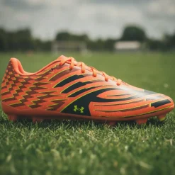 Under Armour Shadow Select 4 Gras Voetbalschoenen (FG) Oranje Geel Zwart
